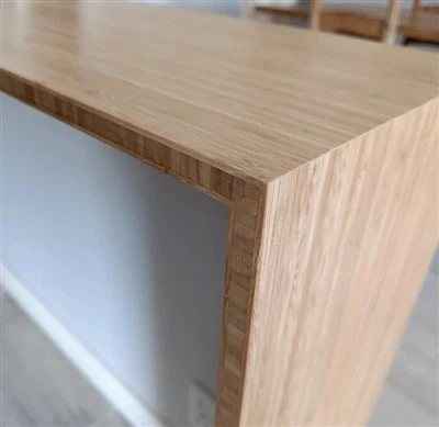 Tablou de mobilier din bambus în placă de top de bambus de 38 mm