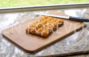 100 % bambus pâine cu fante tocator cu Catcher firimituri de pâine